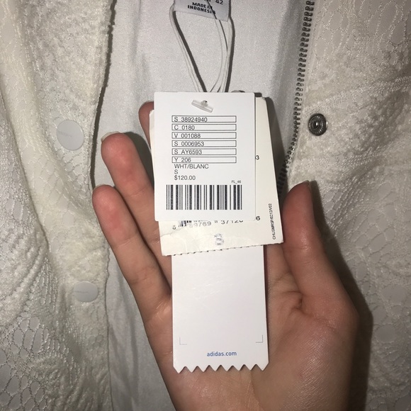 Adidas White Lace Bomber (RARE) - Picture 6 of 7